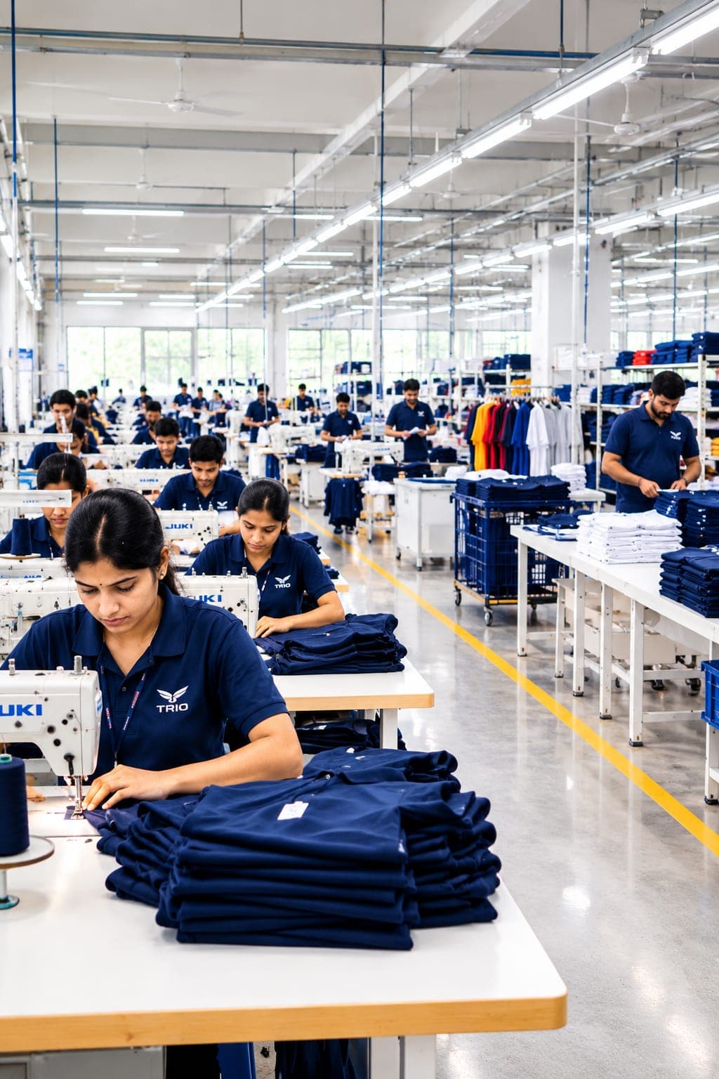 Trio Textile production floor
